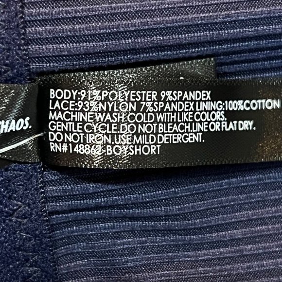 NWT TORRID Boyshort Pantie Underwear Sz 2X Blue - Picture 4 of 5